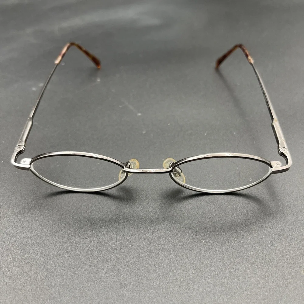Bijoux Terner Italy Oval Eyeglasses Frame Nickel Silver 6435SRD